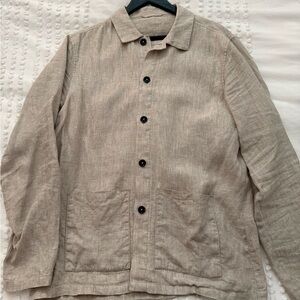 Quince linen shirt jacket